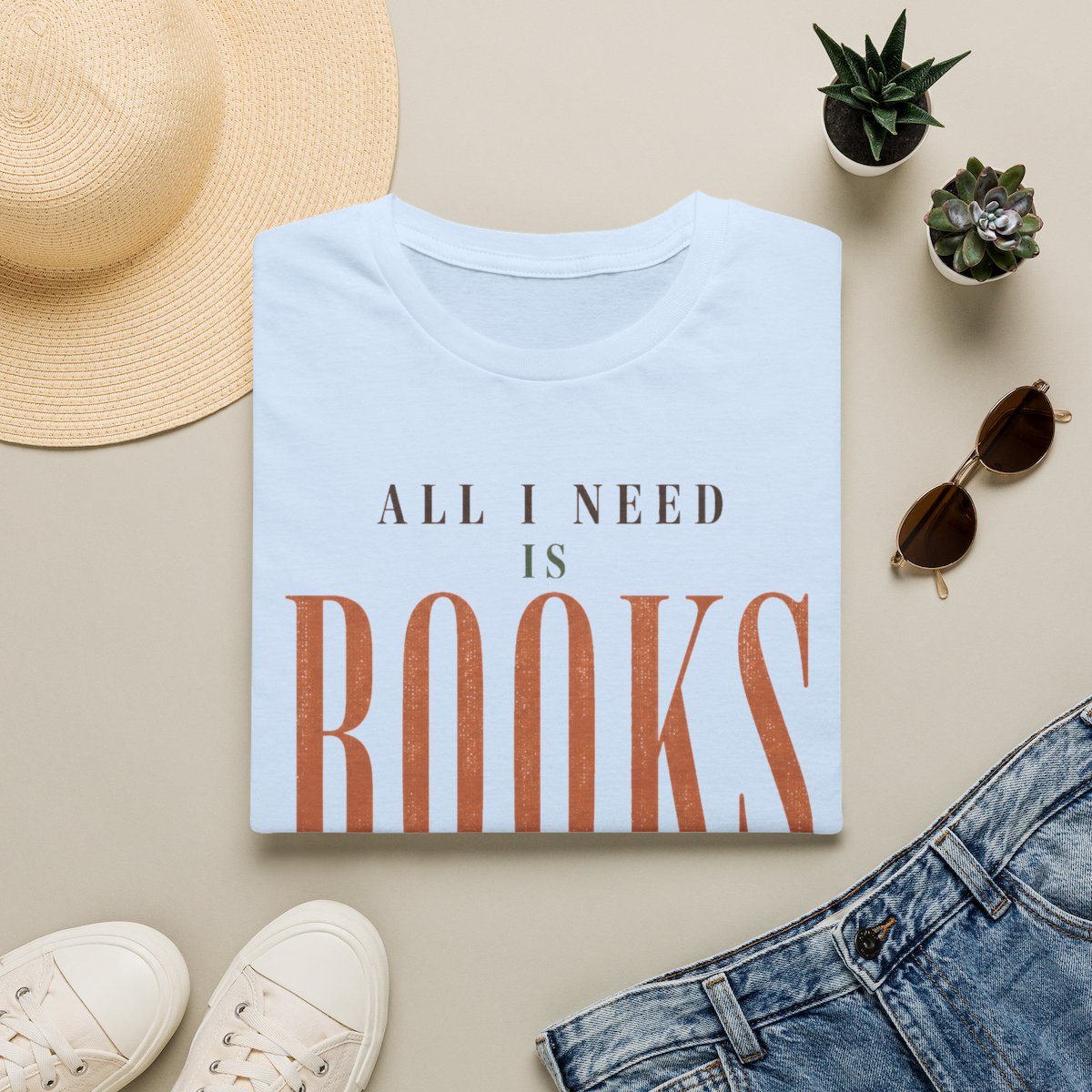 All I Need Books T-Shirt