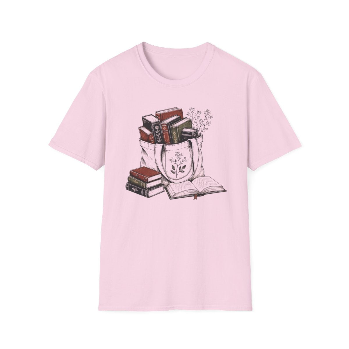 Books In Tote T-Shirt