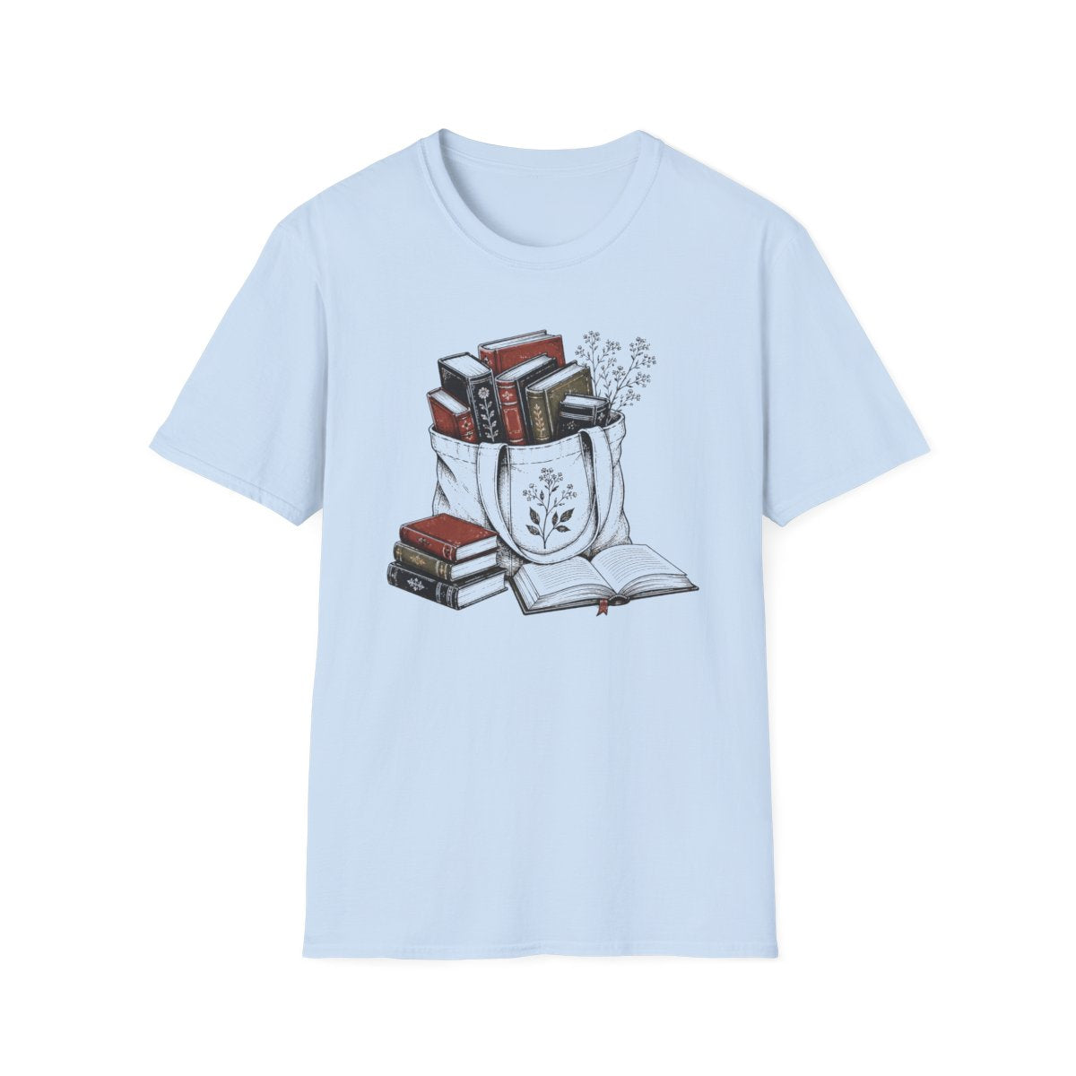 Books In Tote T-Shirt