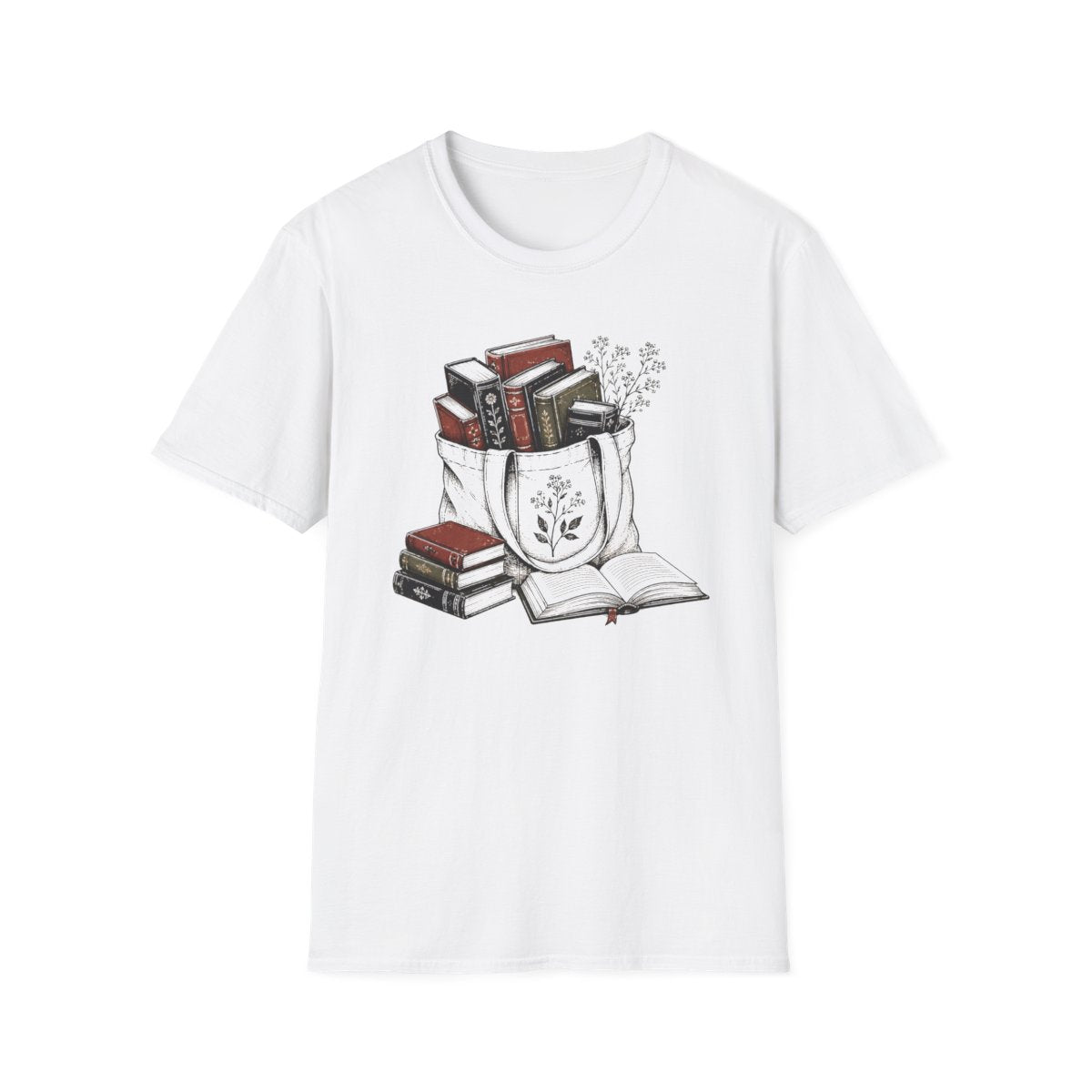 Books In Tote T-Shirt