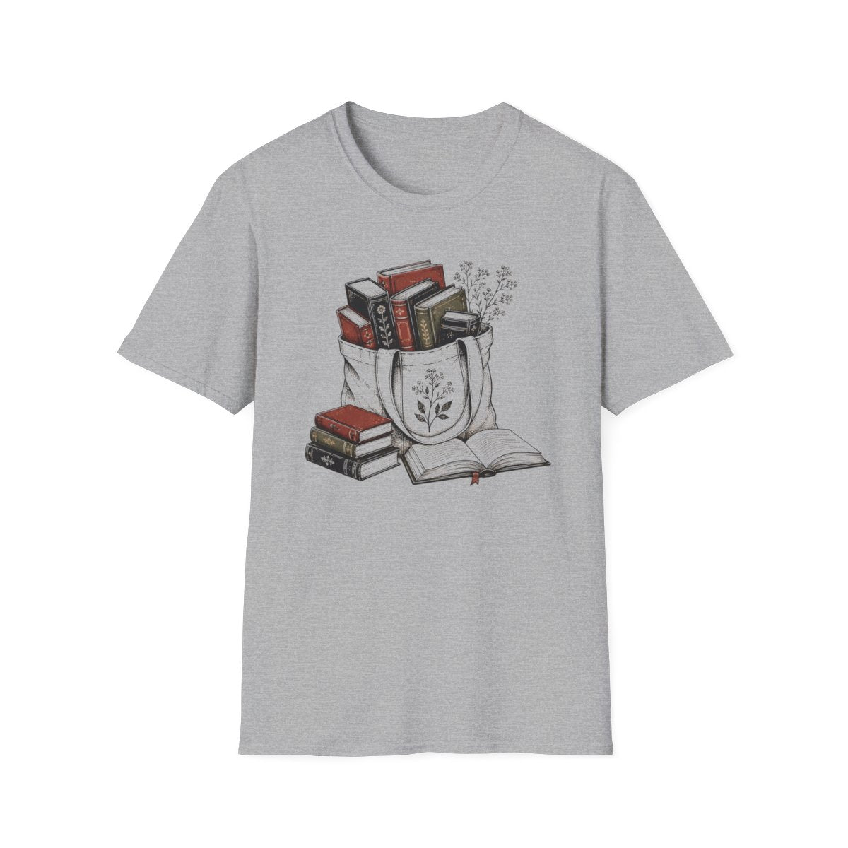 Books In Tote T-Shirt
