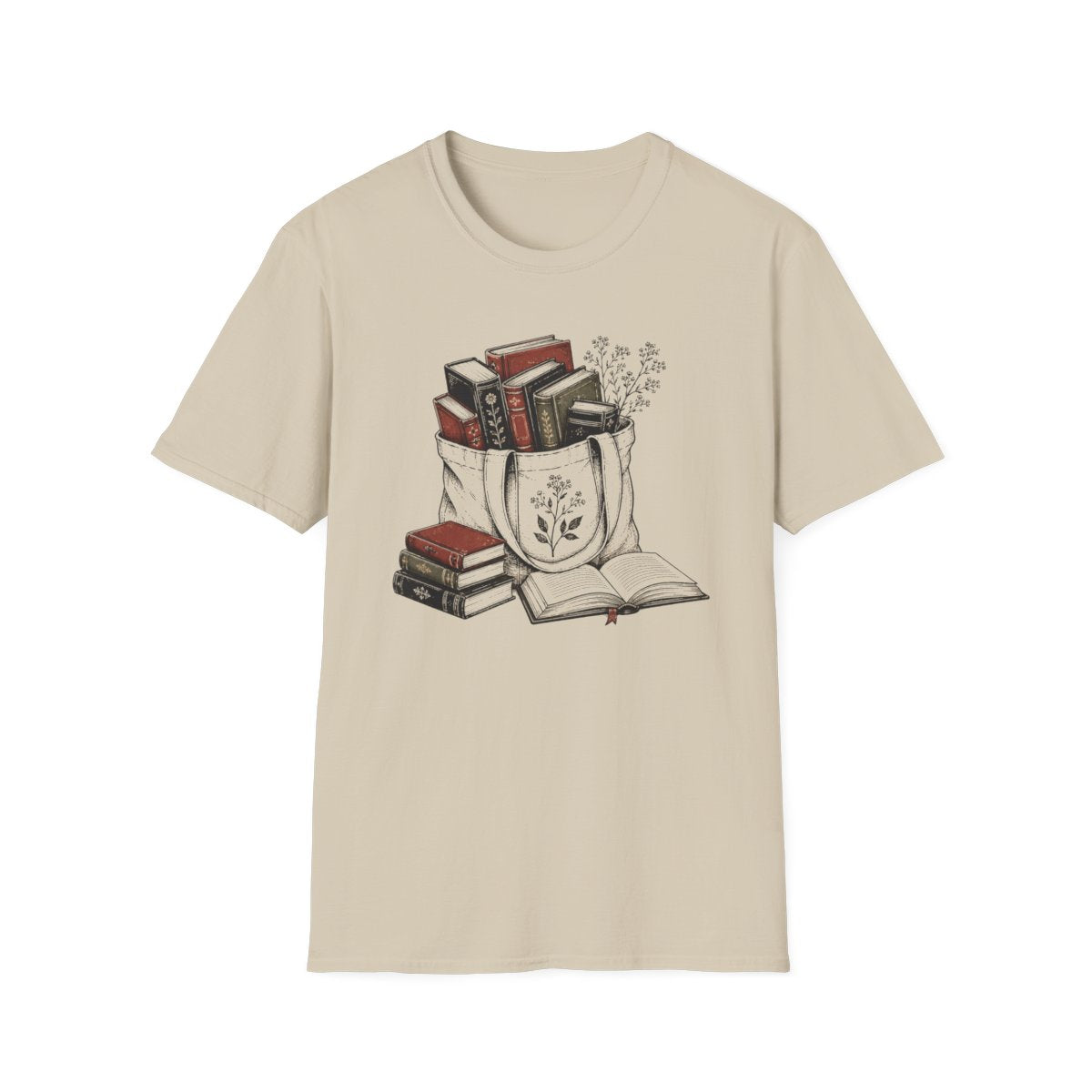 Books In Tote T-Shirt