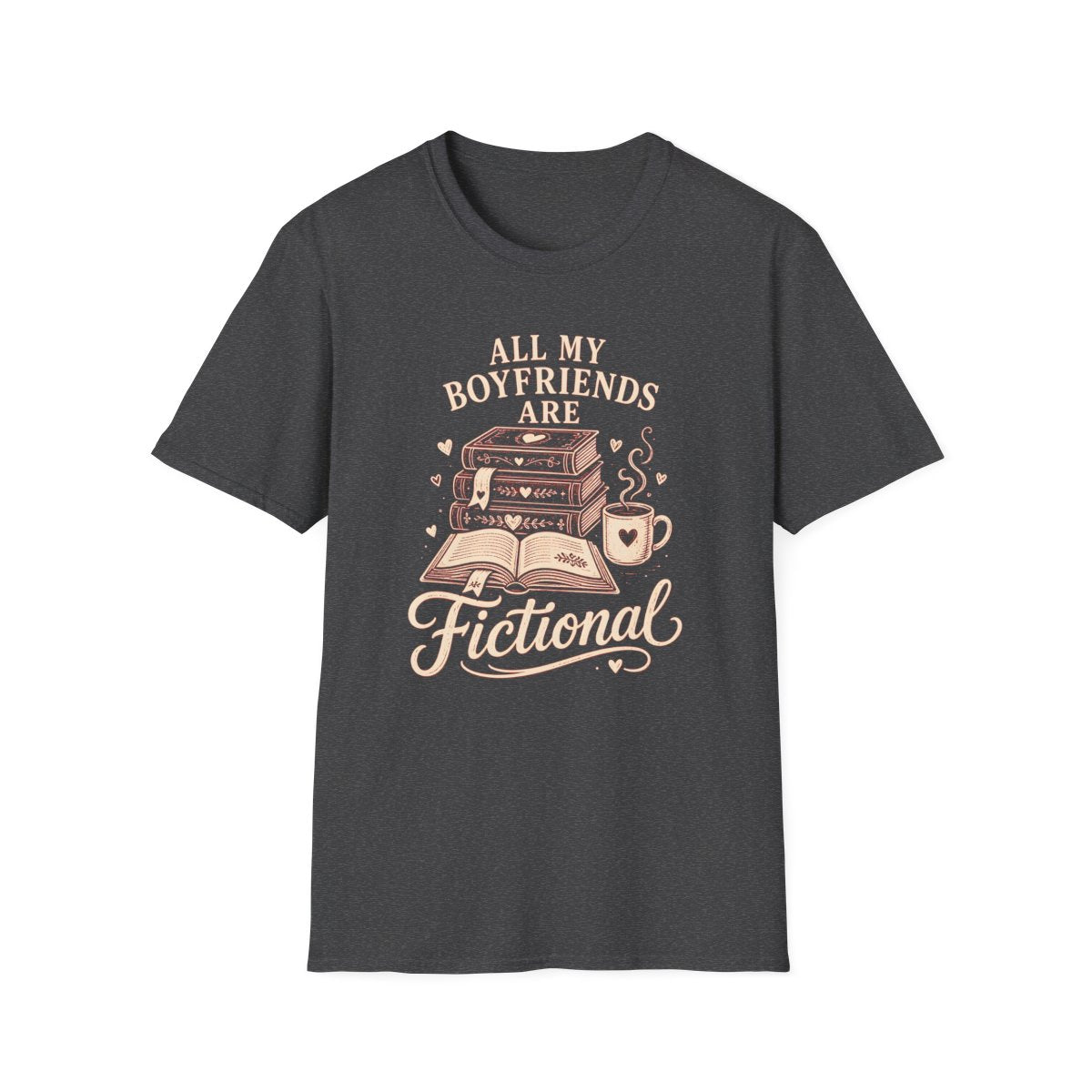 Fictional Boyfriends Illustrated T-Shirt