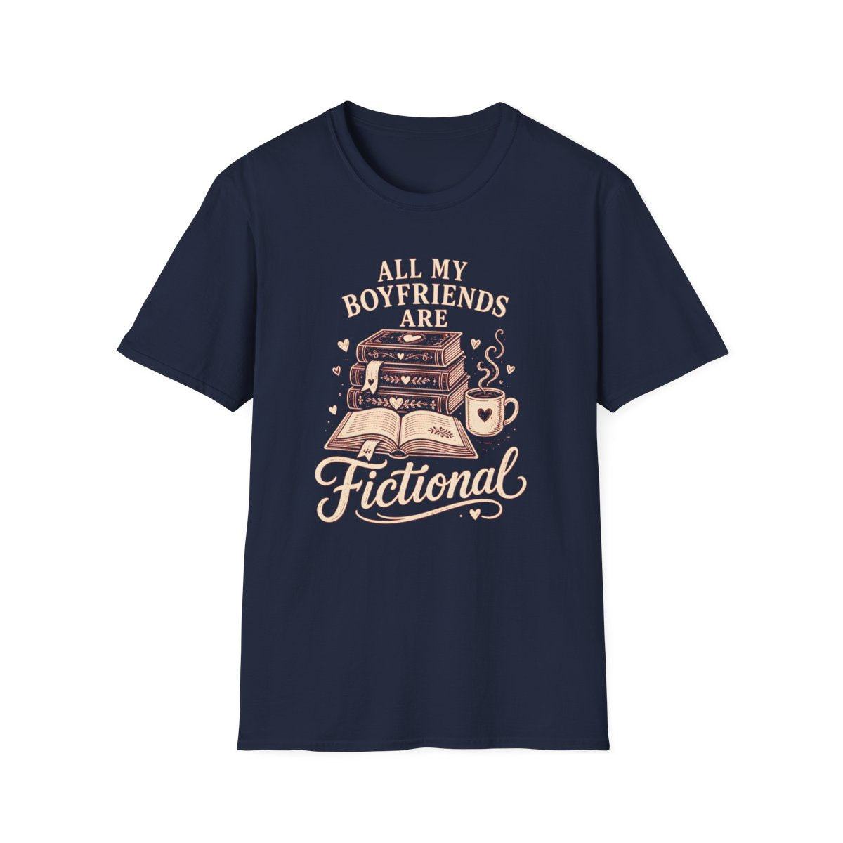 Fictional Boyfriends Illustrated T-Shirt