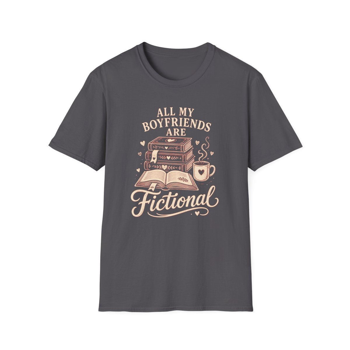 Fictional Boyfriends Illustrated T-Shirt