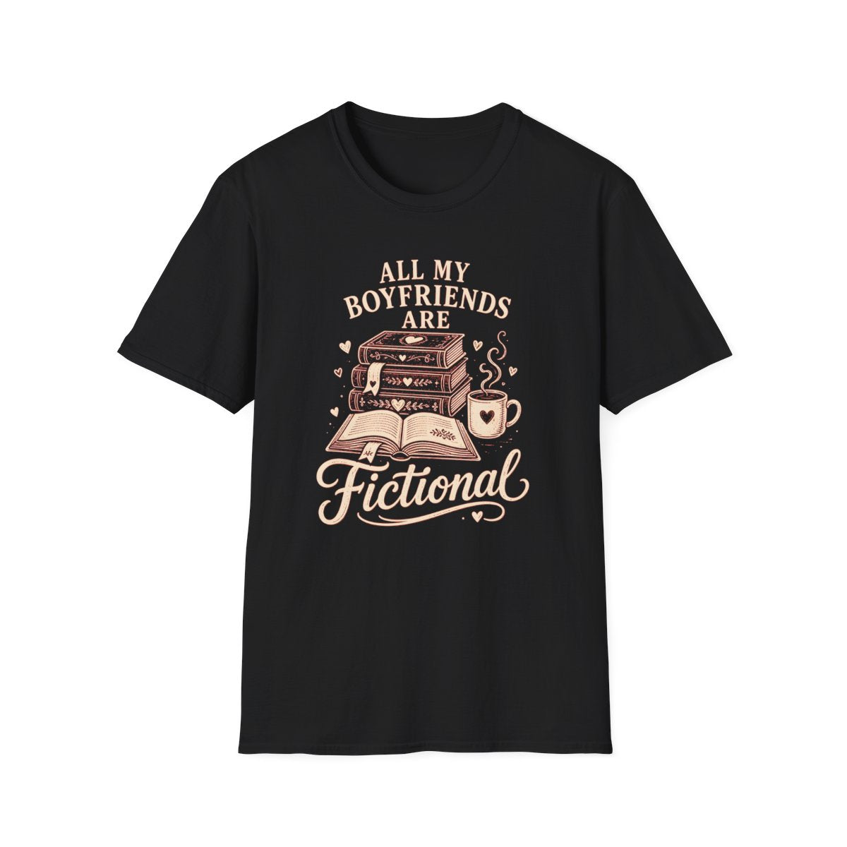 Fictional Boyfriends Illustrated T-Shirt