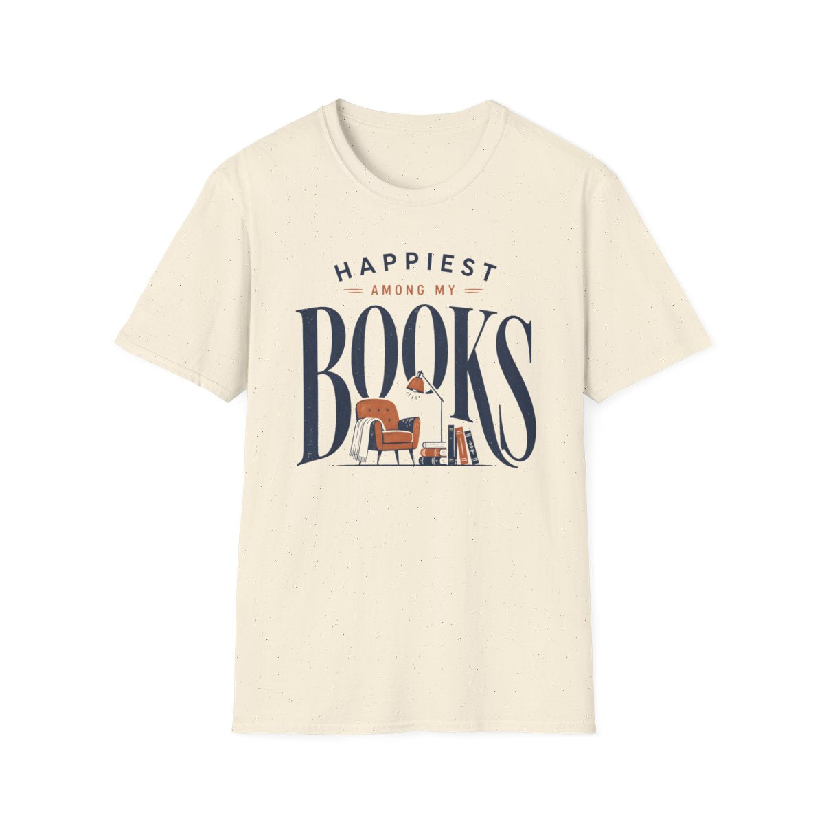 Happiest Among Books T-Shirt