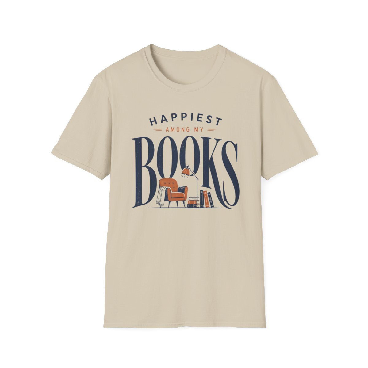 Happiest Among Books T-Shirt
