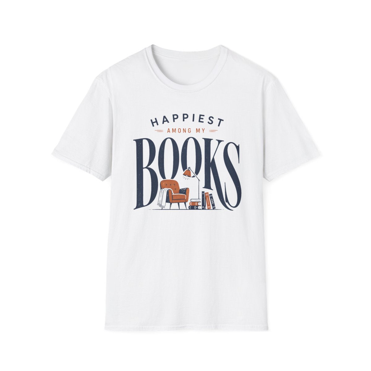 Happiest Among Books T-Shirt
