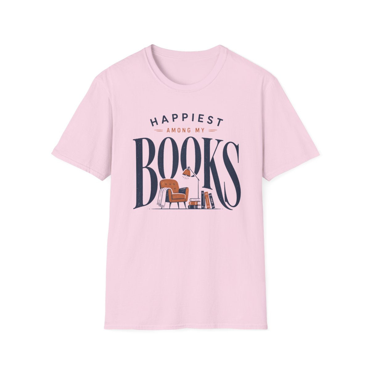 Happiest Among Books T-Shirt