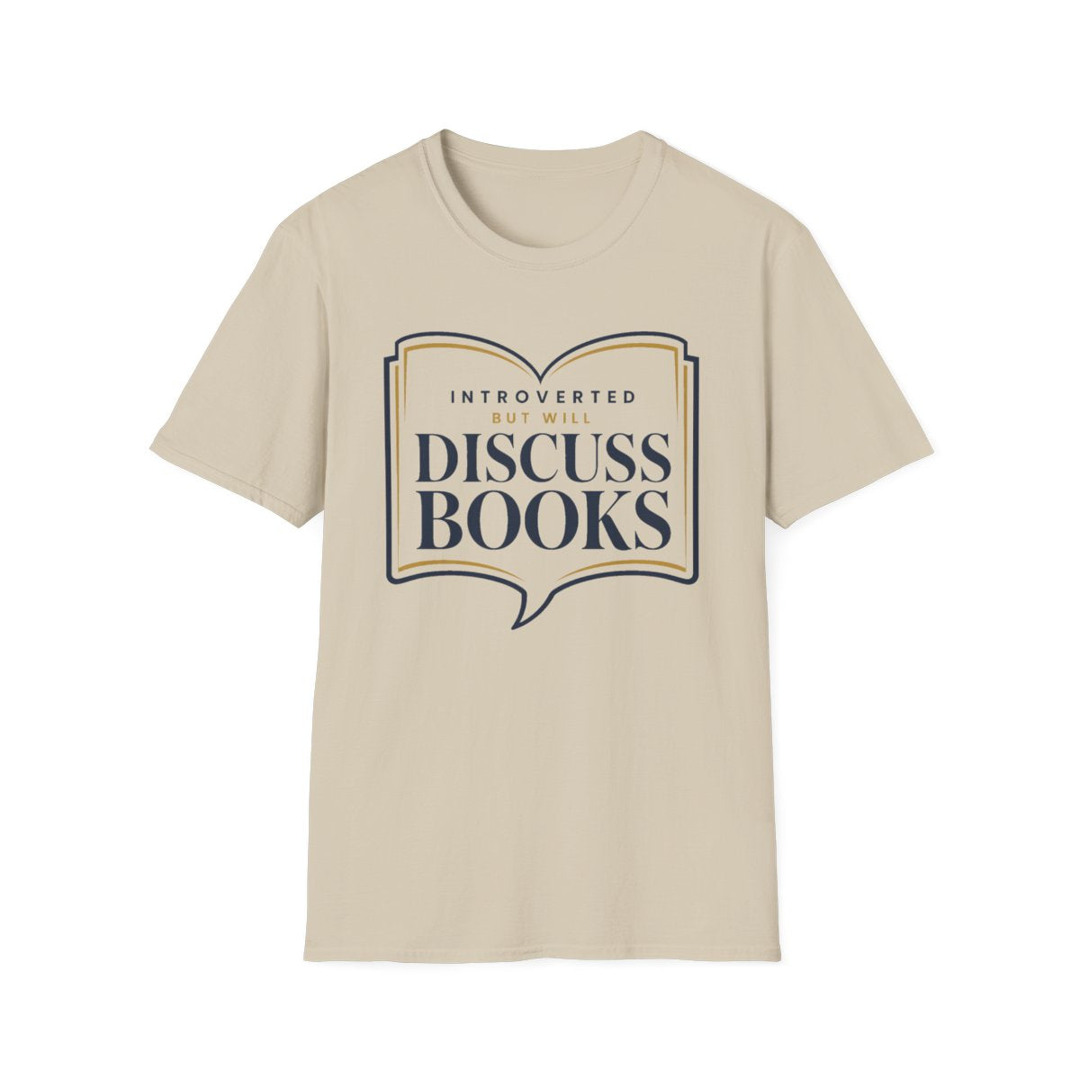 Introverted Discuss Books T-Shirt