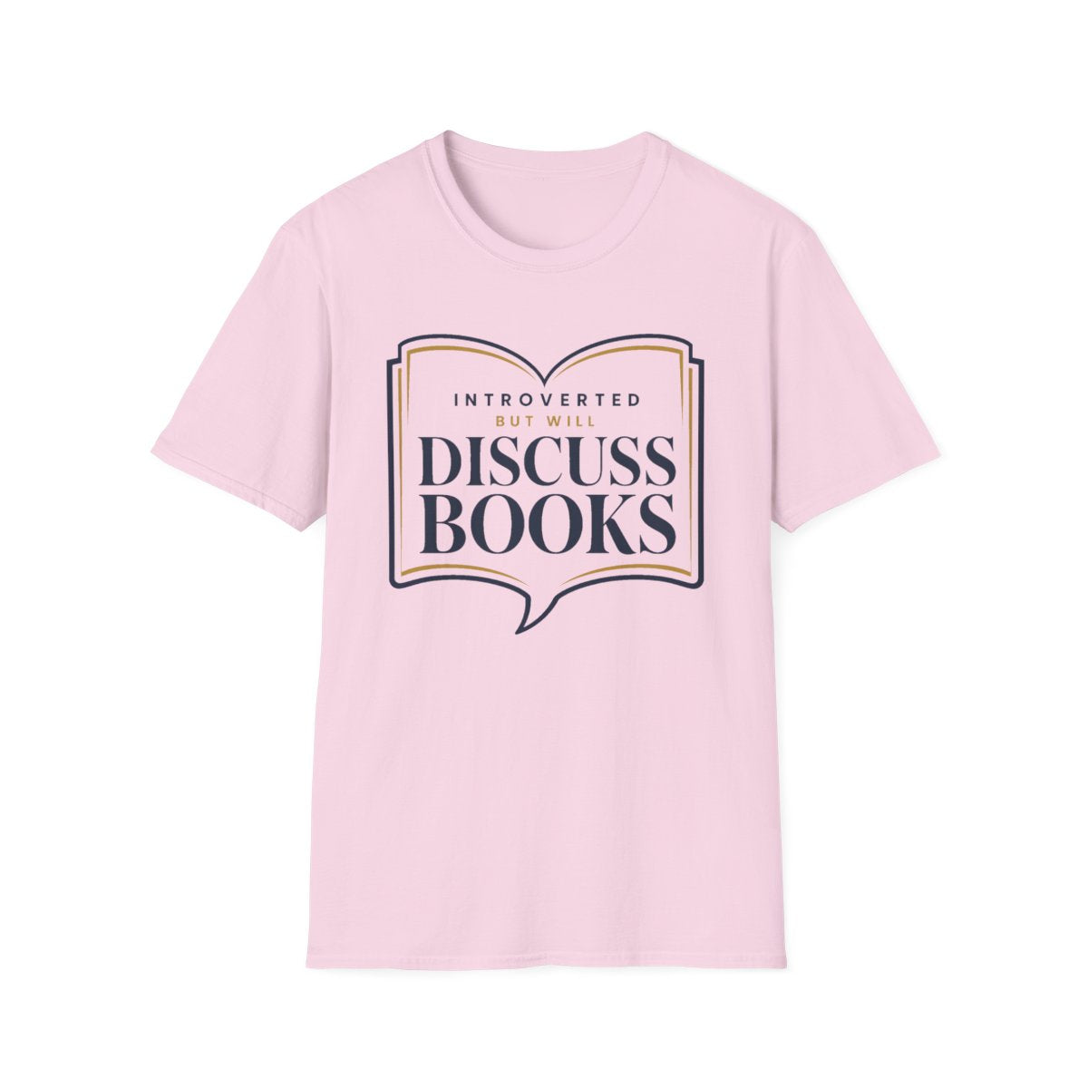 Introverted Discuss Books T-Shirt