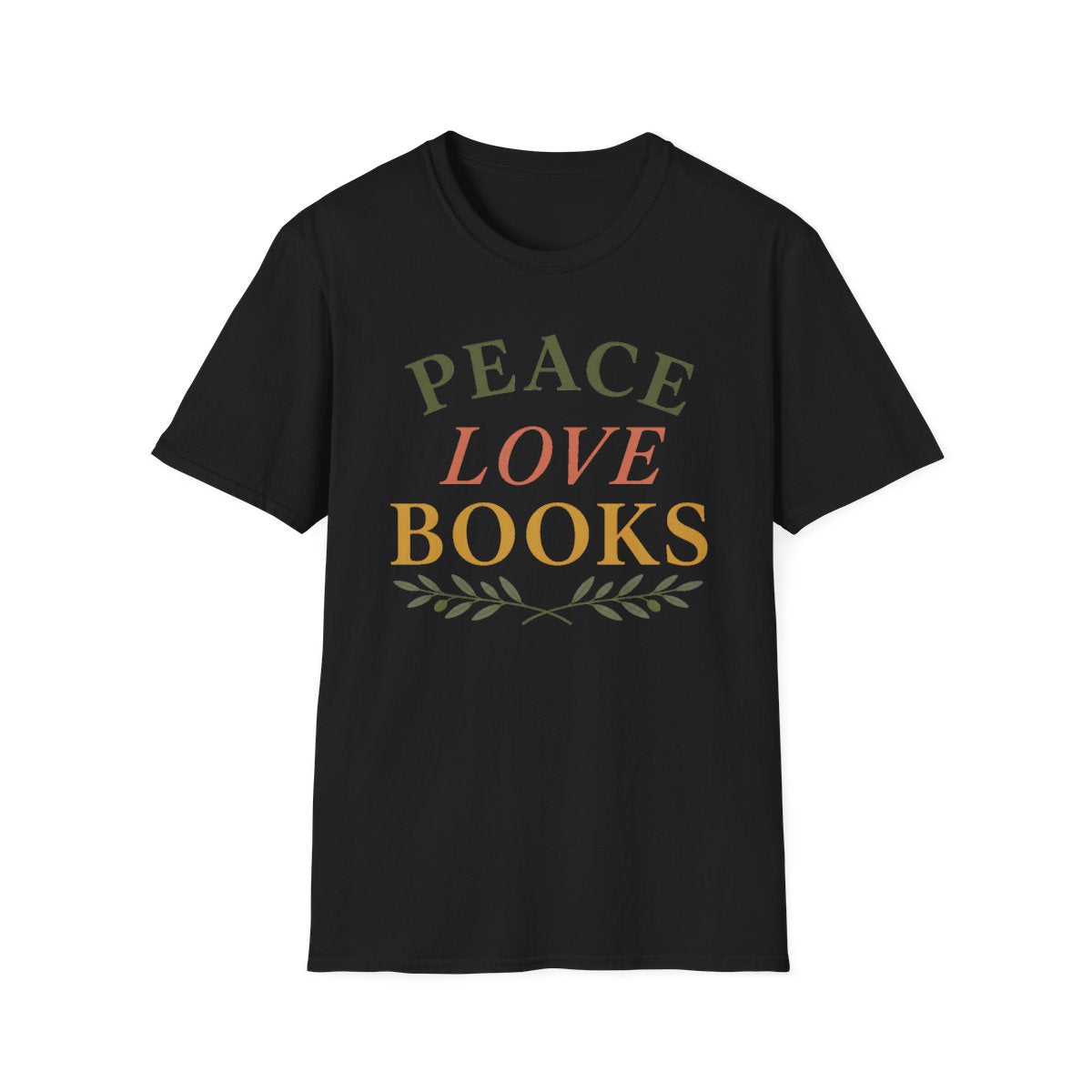 Peace Love Books T-Shirt