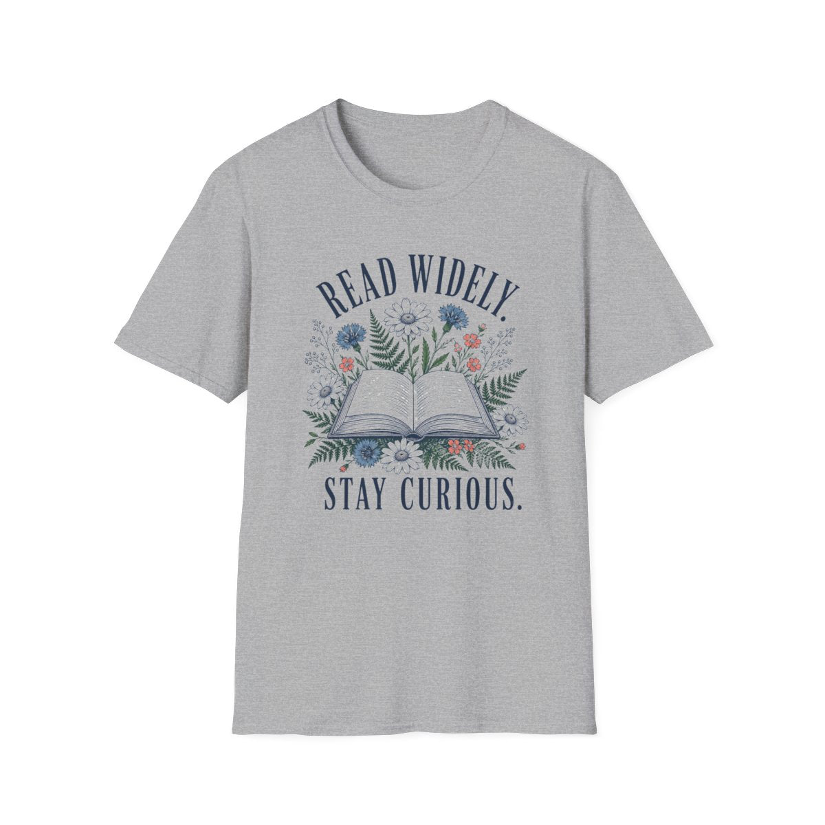 Read Widely Floral T-Shirt