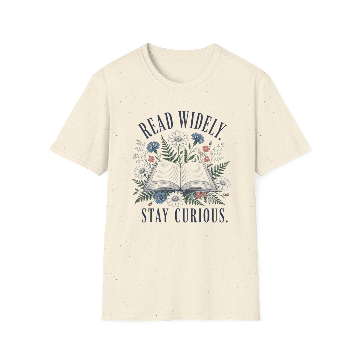 Read Widely Floral T-Shirt