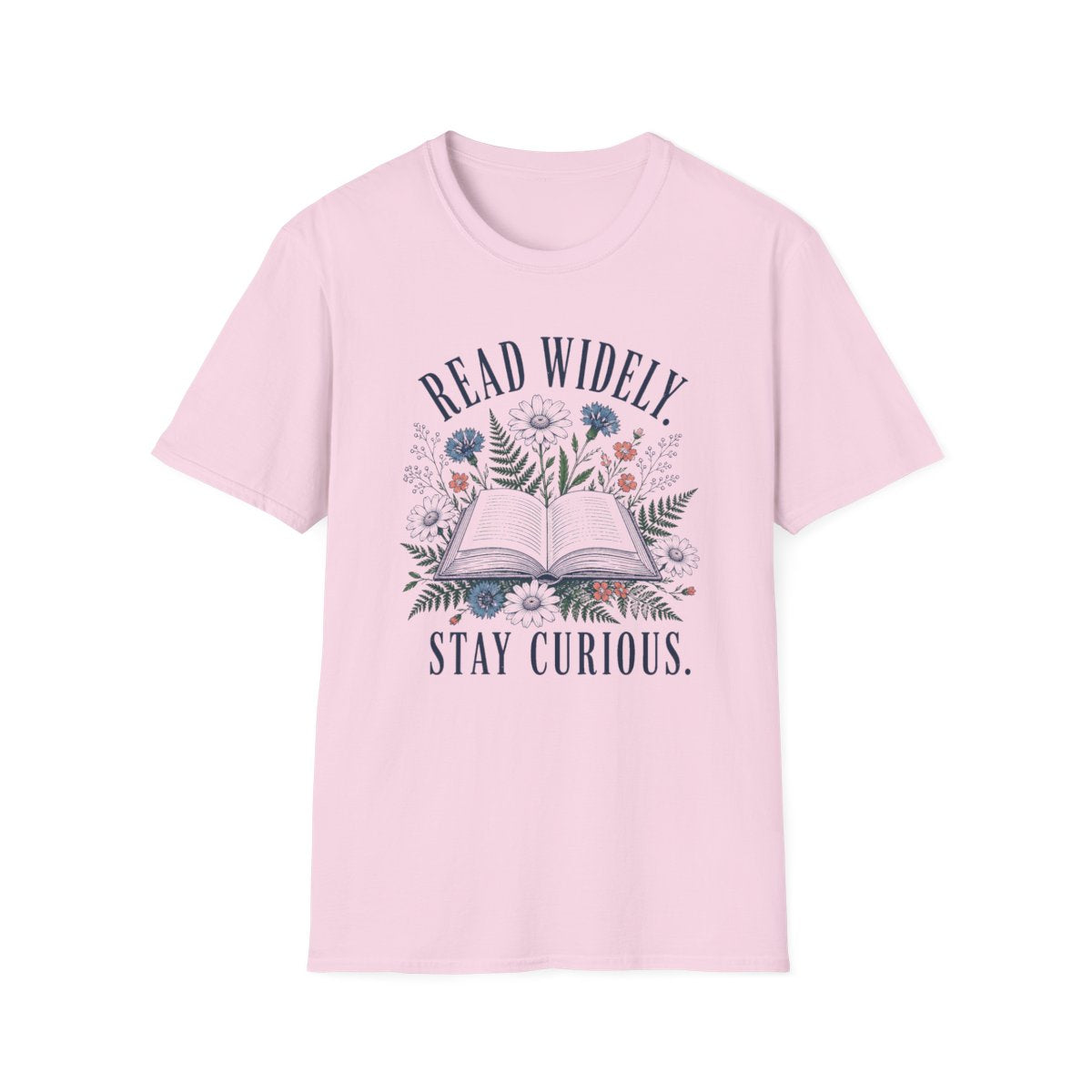 Read Widely Floral T-Shirt