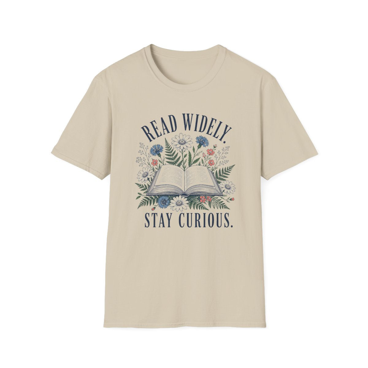 Read Widely Floral T-Shirt