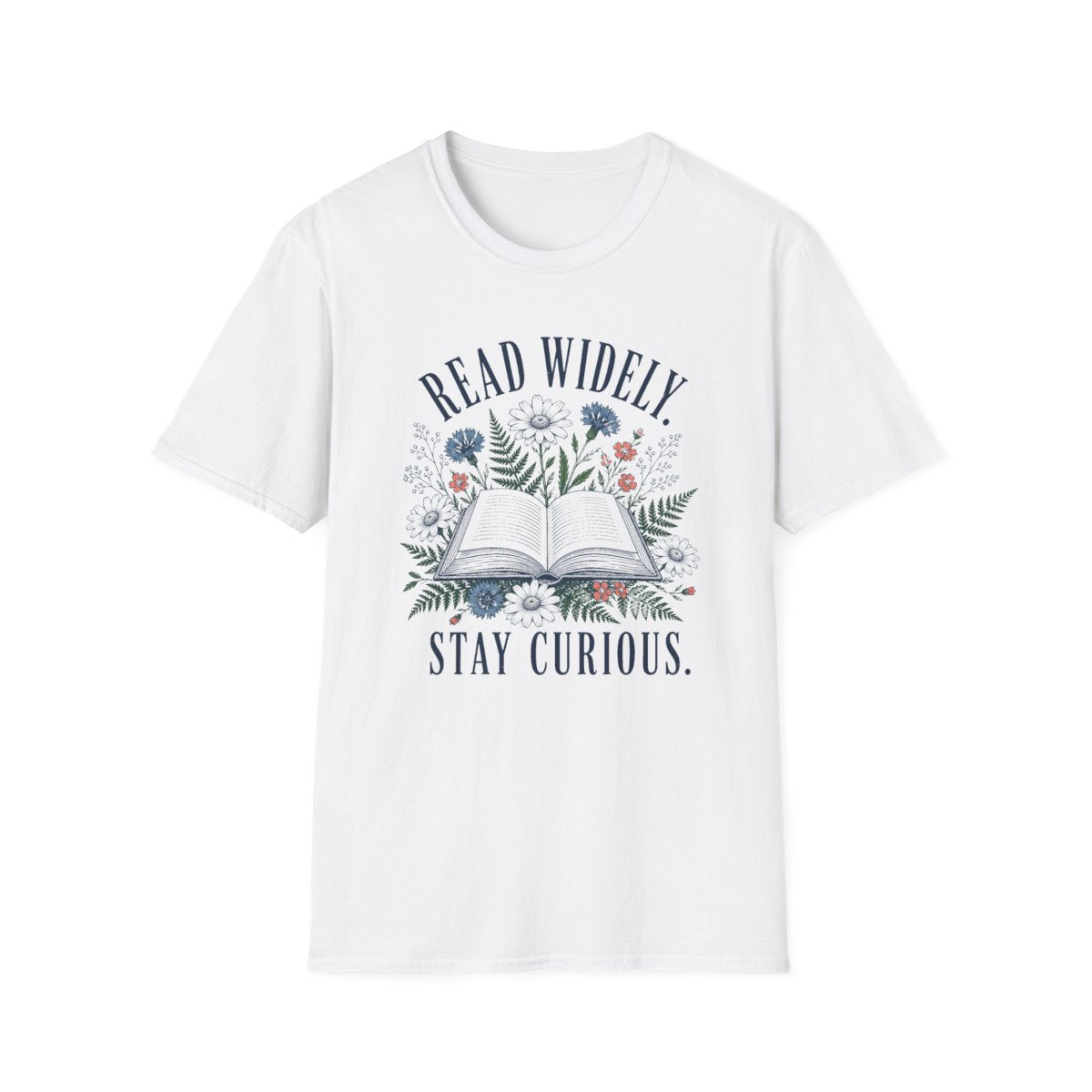 Read Widely Floral T-Shirt