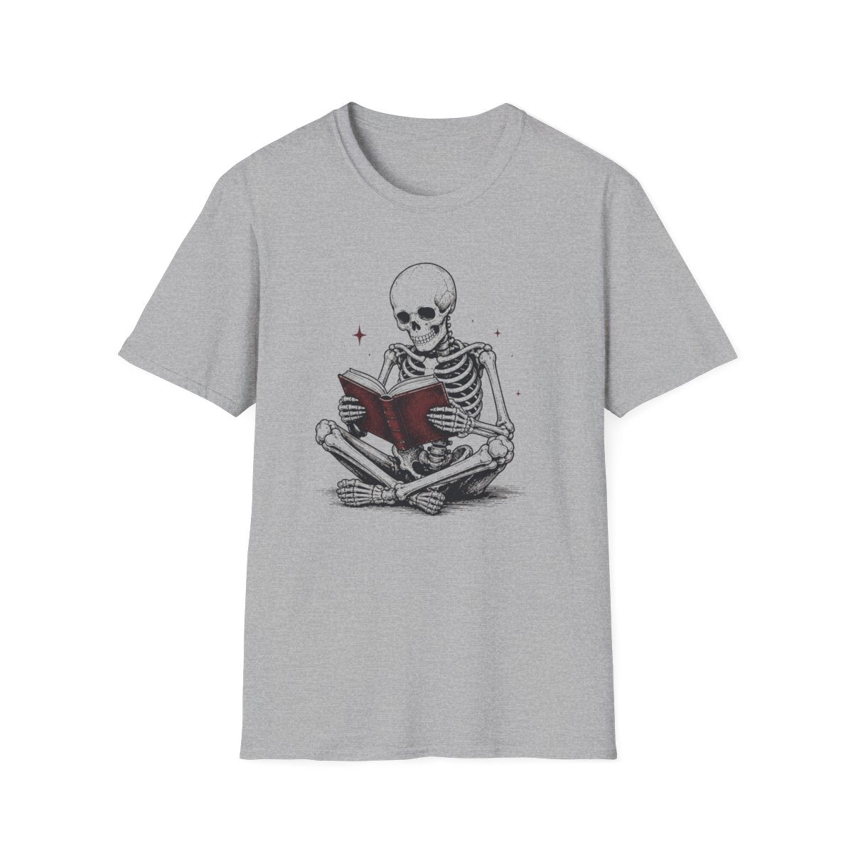 Skeleton Reading T-Shirt