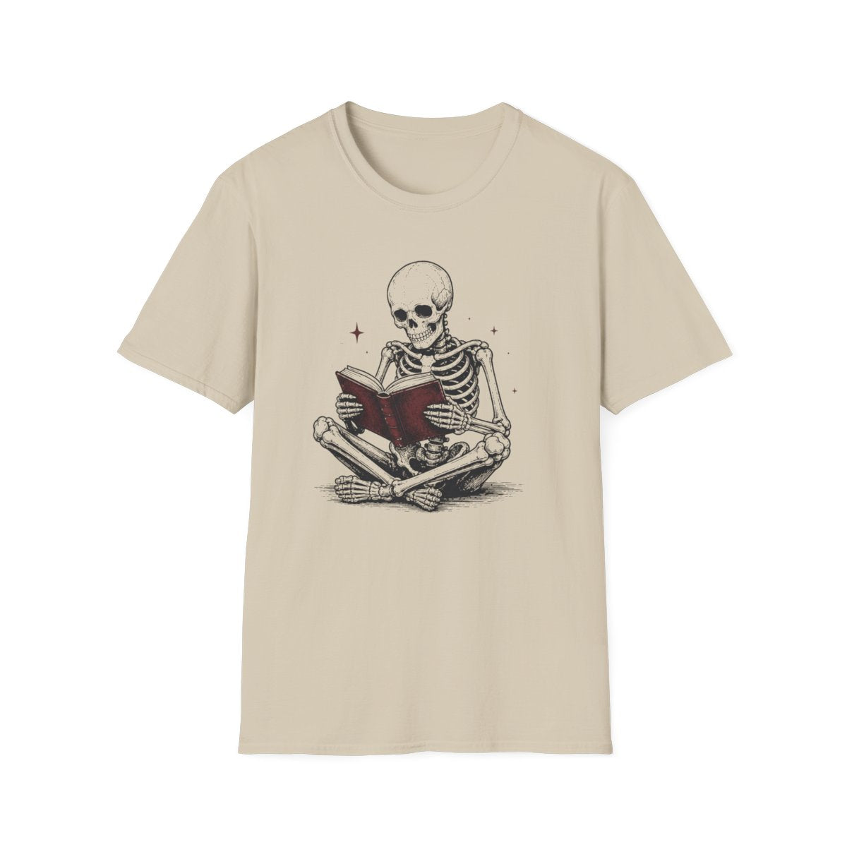 Skeleton Reading T-Shirt