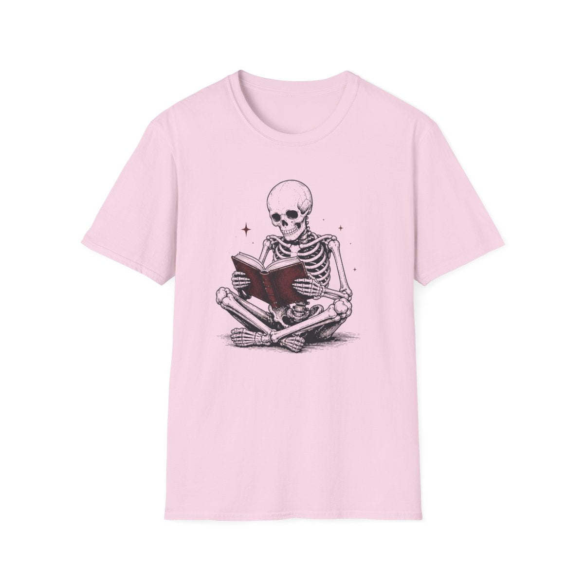 Skeleton Reading T-Shirt