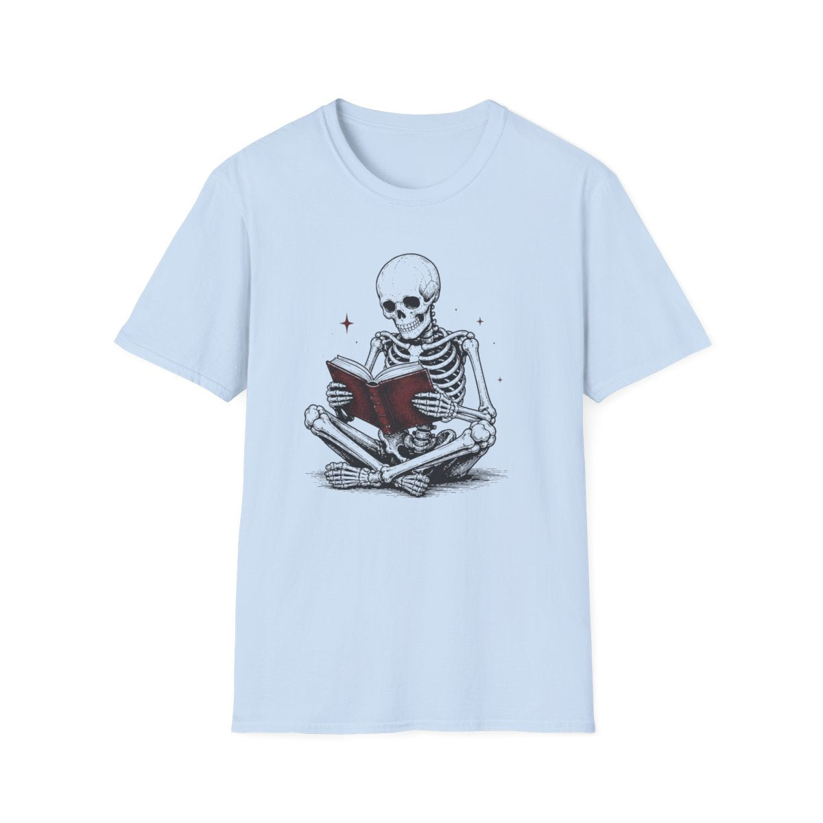 Skeleton Reading T-Shirt